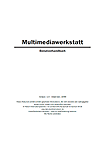 Benutzerhandbuch Multimediawerkstatt Benutzerhandbuch Multimediawerkstatt