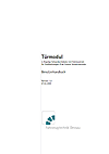 Benutzerhandbuch Türmodul Benutzerhandbuch Türmodul